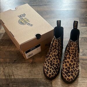 Dr. Martens Leopard Print Boots